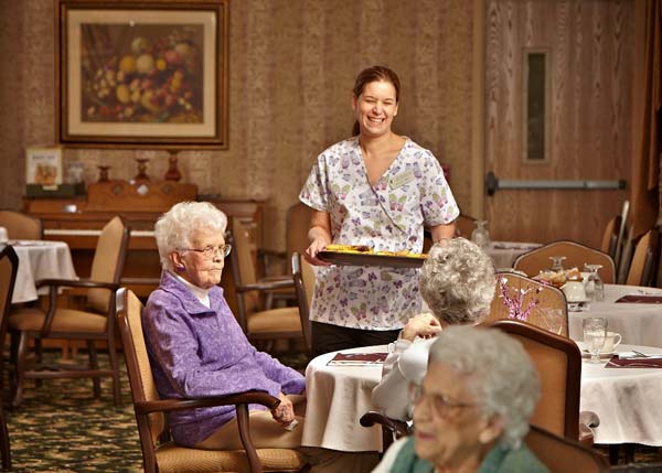 Person serving food